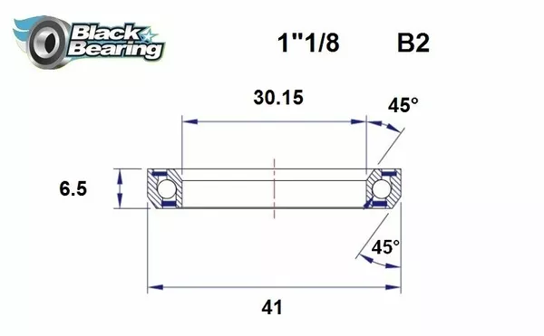 Rodamientos de dirección BLACK BEARING HB-B2