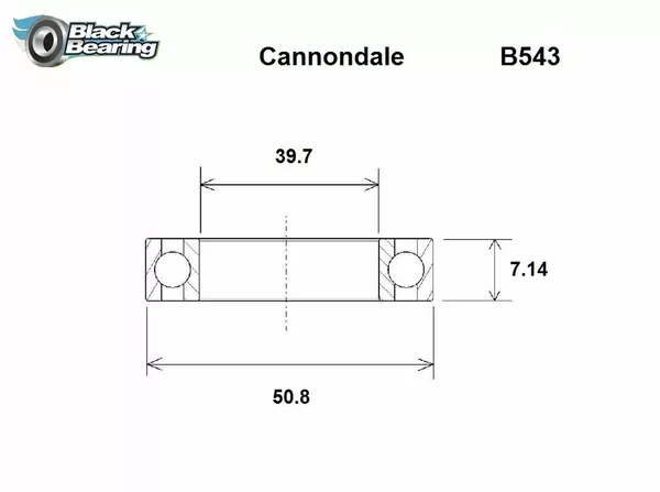 Rodamientos de dirección BLACK BEARING HB-B543