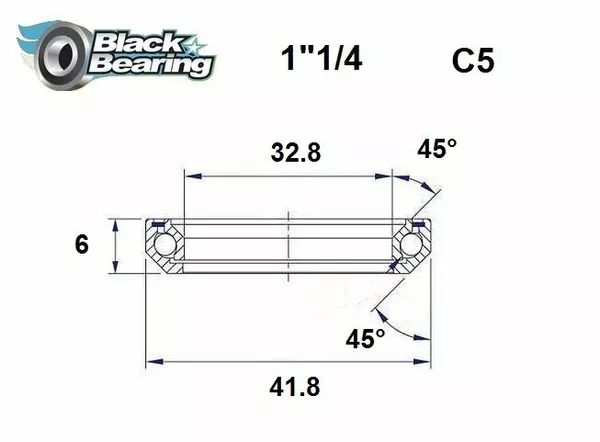 Rodamientos de dirección BLACK BEARING HB-C5