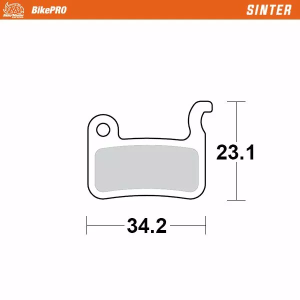 Pastilla de freno sinterizada MOTO-MASTER 730154