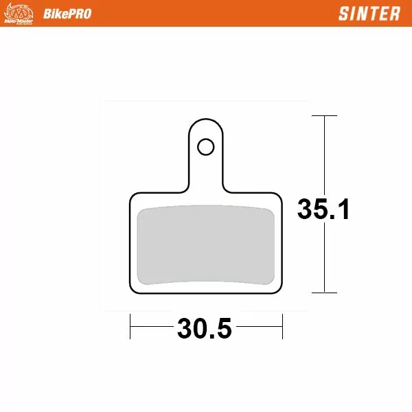 Pastilla de freno sinterizada MOTO-MASTER 730254