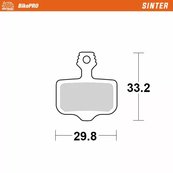 Pastilla de freno sinterizada MOTO-MASTER 730654