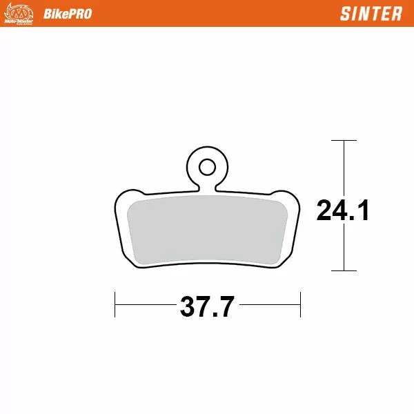 Pastilla de freno sinterizada MOTO-MASTER 730854