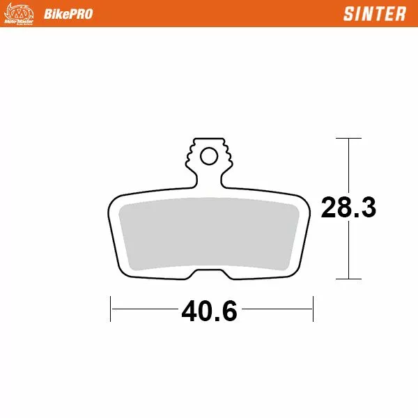 Pastilla de freno sinterizada MOTO-MASTER 731354