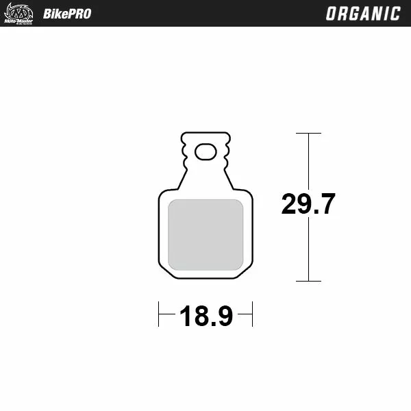 Pastilla de freno orgánica MOTO-MASTER 731241