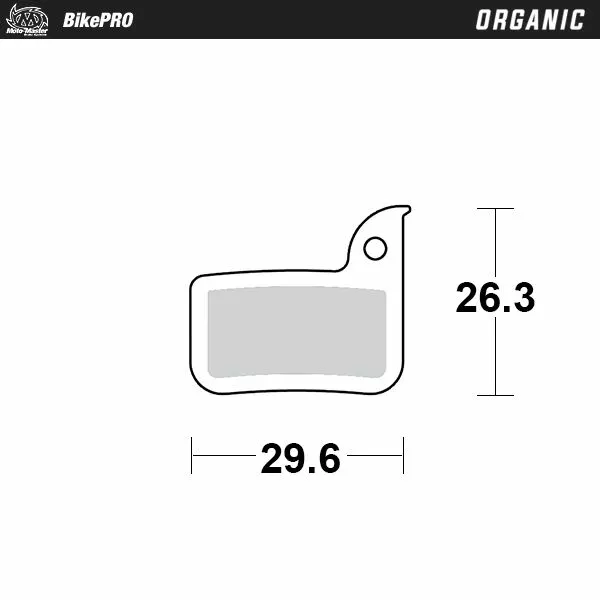 Pastilla de freno orgánica MOTO-MASTER 731741