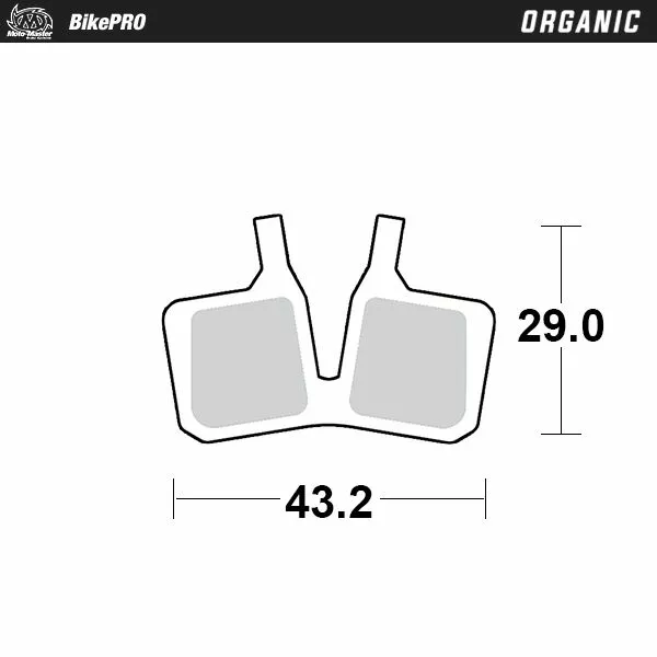 Pastilla de freno orgánica MOTO-MASTER 732141