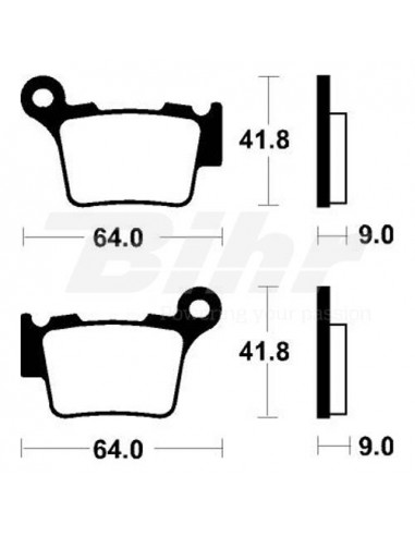 Brake pads set Tecnium MO291 Sintered