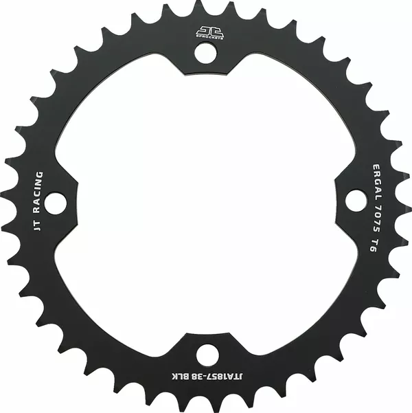 Corona en aluminio RaceLite JT SPROCKETS JTA1857.38BLK