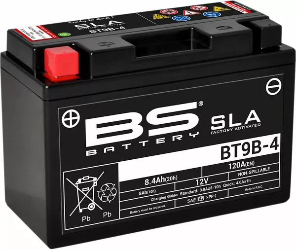 Baterías SLA AGM activadas de fábrica y sin mantenimiento BS BATTERY 300642