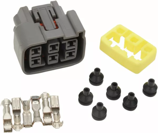 Kit de conectores para mazos de cables de rectificador/regulador RICK'S MOTORSPORT ELECTRIC 11-114