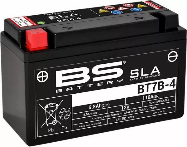 Baterías SLA AGM activadas de fábrica y sin mantenimiento BS BATTERY 300641