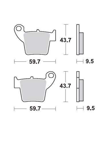 Pastillas de freno MOTO-MASTER 094311