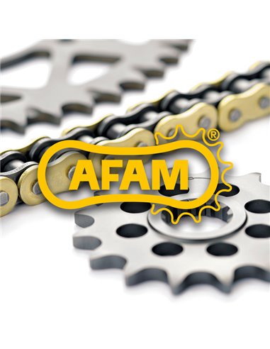 Kit de cadena AFAM 420MX2 14/47 Standard - corona ultraligero anodizado endurecido 40600055