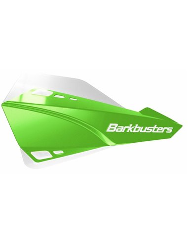 Kit paramanos Barkbusters SABRE Color verde / Color blanco SAB-1GR-00-WH