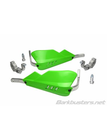 Kit de paramanos BARKBUSTERS JET cerrado Ø28,6mm universal - Verde JET-002-02-GR