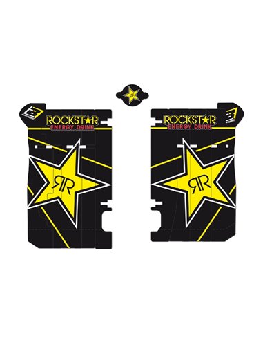 Adhesivos para rejillas de radiador Blackbird Rockstar Energy Honda A104L A104L