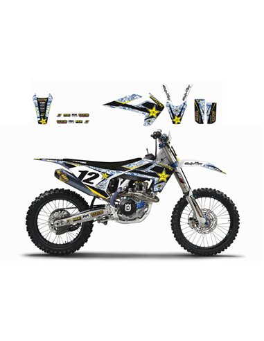 Kit de adhesivos Blackbird Rockstar Energy Husqvarna 2611L 2611L