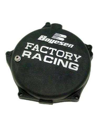 Tapa de embrague BOYESEN Factory Racing Negra Kawasaki KX250F CC-17B