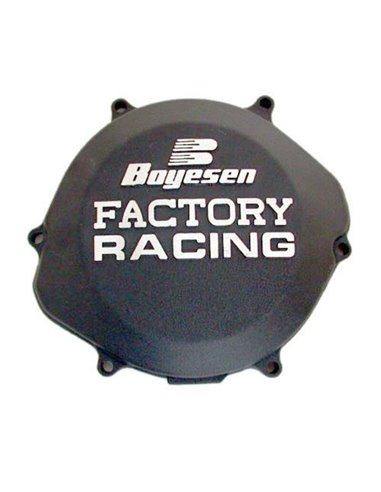 Tapa de embrague BOYESEN Factory Racing Negra Honda CR250R CC-02AB