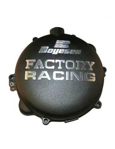 Tapa de embrague BOYESEN Factory Racing Negra KTM EXC 250 / 300 CC-42B