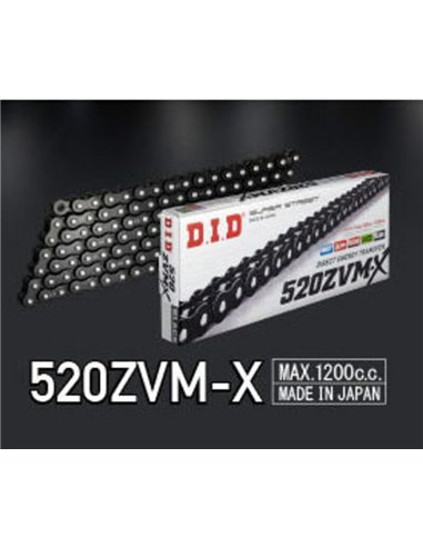 Cadena D.I.D 520ZVM-X X-Ring - Paso 520 4525516469258