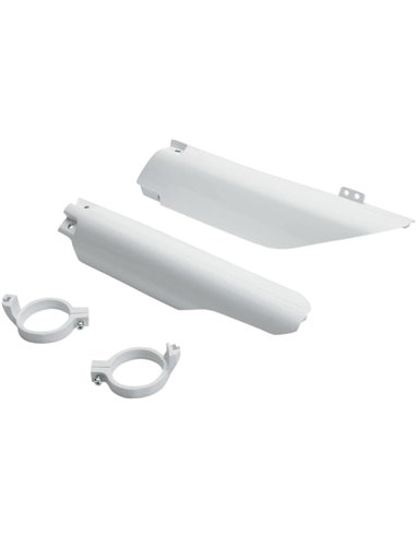 Protections fourche UFO-Plast Suzuki blanc SU03998-041