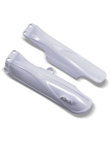 Protector de forquilla UFO-Plast blanc Yamaha YZ85