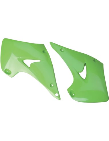 Bouchons de radiateur UFO-Plast Kawasaki vert KA03738-026