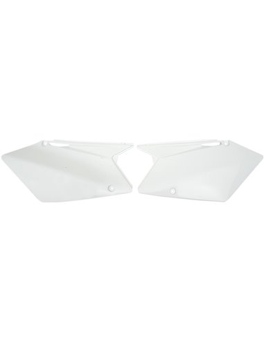 Rear side covers UFO-Plast Suzuki white SU03910-041