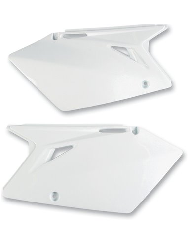 Rear side covers UFO-Plast Suzuki white SU04906-041