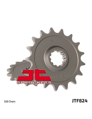 Piñón JT SPROCKETS acero estándar 824 - Paso 520 JTF824.12