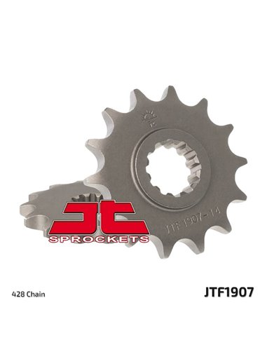 Piñón JT SPROCKETS acero estándar 1907 - Paso 428 JTF1907.14