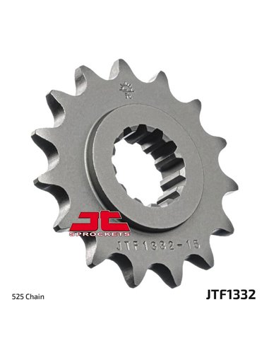 Piñón con goma anti-ruido JT SPROCKETS acero 1332 - 525 JTF1332.16RB