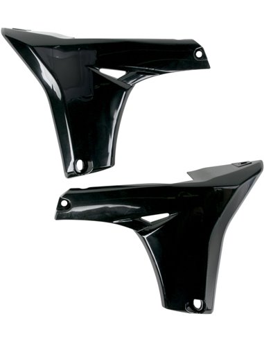 Lower radiator caps UFO-Plast Yamaha black YA04824-001