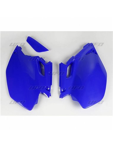 O lado traseiro do UFO-Plast cobre Yamaha azul YA03866-089