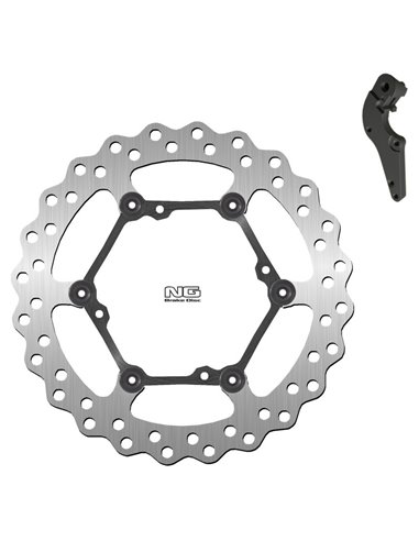 Kit disco de freno sobredimensionado NG BRAKES ondulado flotante 1326XK17