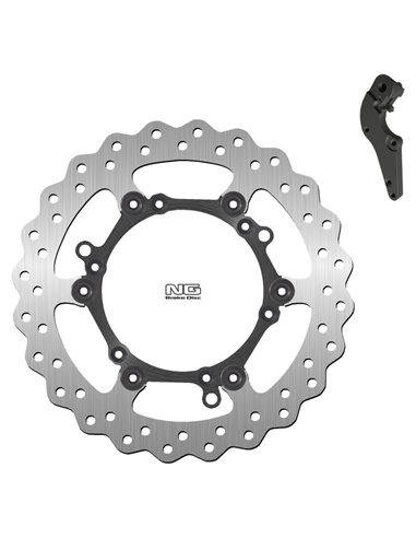 Kit disco de freno sobredimensionado NG BRAKES ondulado flotante 1254XK17