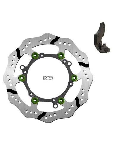 Kit disco de freno sobredimensionado NG BRAKES ondulado flotante 1254XBHK09