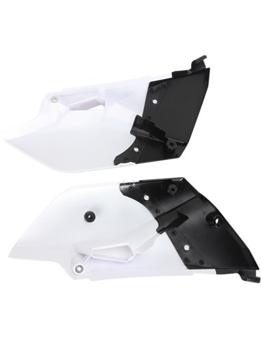 O lado traseiro do UFO-Plast cobre Yamaha branco YA04848-046