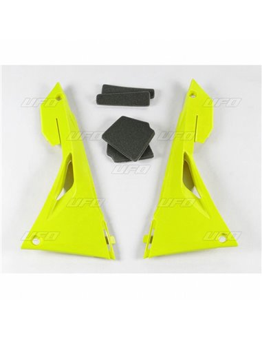 Tampa da caixa do filtro de ar UFO-Plast Honda yellow fluor HO04685-DFLU