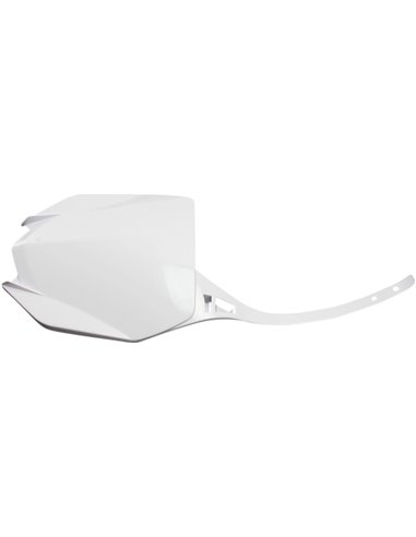 Porta-número frontal UFO-Plast Yamaha branco YA04860-046