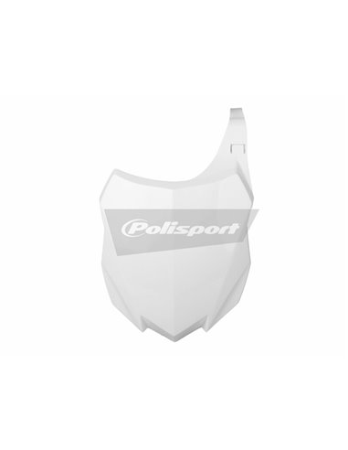 POLISPORT Front Number Plate White Kawasaki KX250F/KX450F 8659200002