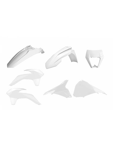 Kit plástica Enduro Polisport Restyling blanco KTM EXC/EXC-F 90879