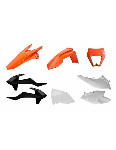 Kit plástica Enduro Polisport OEM color (2018) KTM EXC/EXC-F 90884