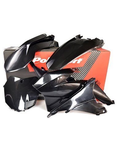 Kit plástica Polisport Ktm negro 90646 8572900005