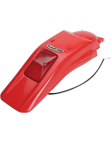 Guardabarros trasero con piloto UFO-Plast Honda rojo HO03611-069