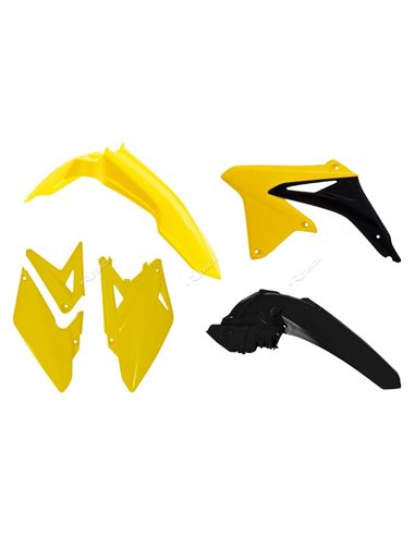 RACETECH Plastic Kit OEM Color Yellow/White Suzuki RMX450Z R-KITRMX-OEM-491