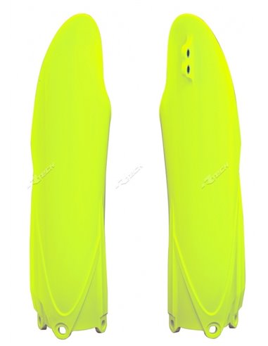 Protectores de horquilla RACETECH - amarillo fluorescente R-PSYZ0GF0010