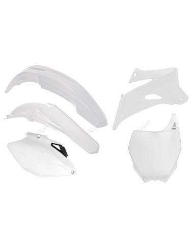 Kit de plástica RACETECH (5 piezas) - Blanco R-KITYZF-BN0-508